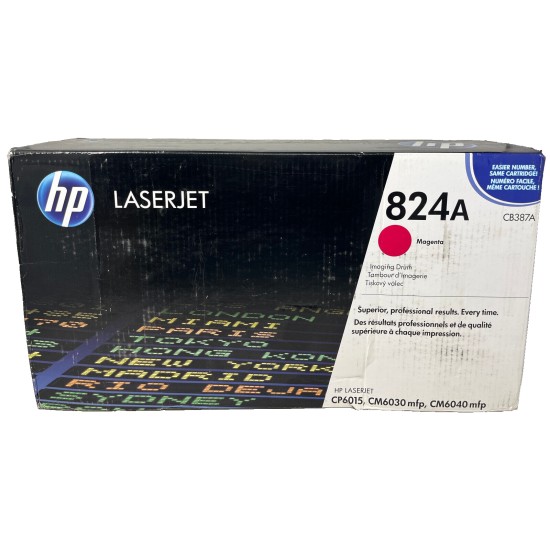 HP CB387A 824A TAMBURO ORIGINALE MAGENTA COLORLASERJET CP6015/CM6030mfp [B BOX]