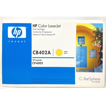 HP CB402A 642A TONER ORIGINALE GIALLO COLORLASERJET CP4005n/CP4005dn [BLU BOX]