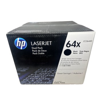 HP CC364XD 64X DUALPACK ORIGINALE NERO PER LASERJET P4014/P4015/P4515 [OPEN BOX]