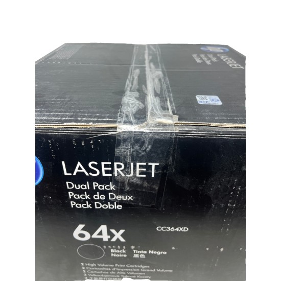 HP CC364XD 64X DUALPACK ORIGINALE NERO PER LASERJET P4014/P4015/P4515 [OPEN BOX]