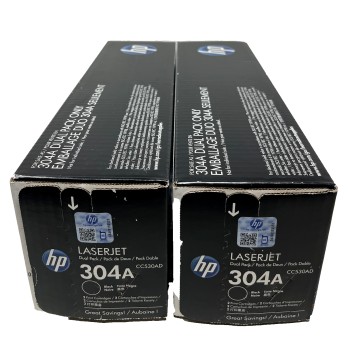 HP CC530AD 304A DUALPACK ORIGINALE NERO COLORLASERJET CP2025/CM2320 [A BOX]