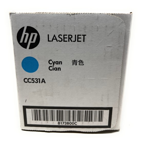HP CC531A 304A TONER ORIGINALE CIANO COLORLASERJET CP2020/CP2025/CM2320 [A BOX]