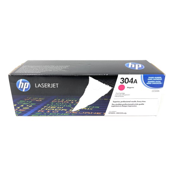 HP CC533A 304A TONER ORIGINALE MAGENTA COLORLASERJET CP2020/CP2025/CM2320 [B BOX]