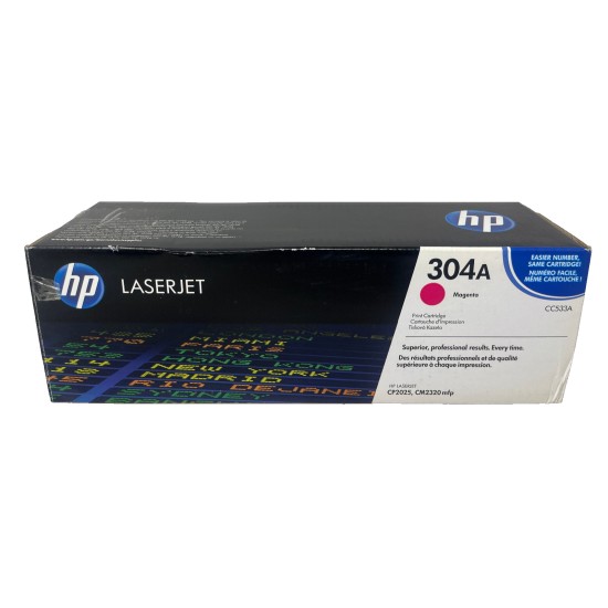 HP CC533A 304A TONER ORIGINALE MAGENTA COLORLASERJET CP2020/CP2025/CM2320 [OPEN BOX]