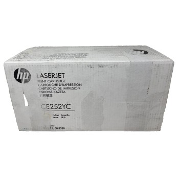 HP CE252YC 504A TONER ORIGINALE GIALLO HP LASERJET CP3525/CP3525N/CM3530 [B BOX]