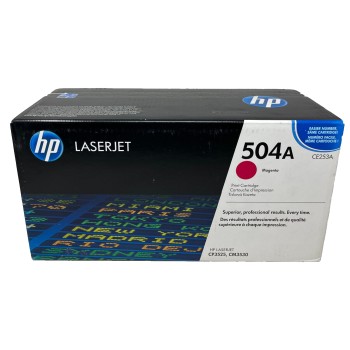 HP CE253A 504A TONER ORIGINALE MAGENTA HP LASERJET CP3525/CP3525N/CM3530 [A BOX]