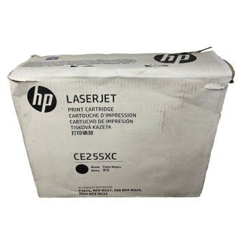 HP CE255X 55X TONER ORIGINALE NERO PER LASERJET P3015/PRO 500 M521DW [D BOX]