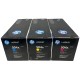 HP CE251A CE252A CE253A 504A CIANO GIALLO MAGENTA PER COLORLASERJET CP3525 [3PZ]