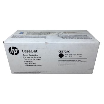 HP CE270A 650A TONER ORIGINALE NERO COLORLASERJET CP5525/M750n [OPEN BOX]