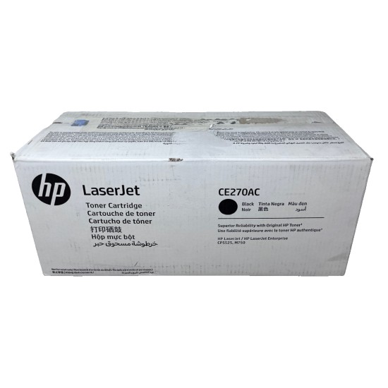 HP CE270A 650A TONER ORIGINALE NERO COLORLASERJET CP5525/M750n [OPEN BOX]