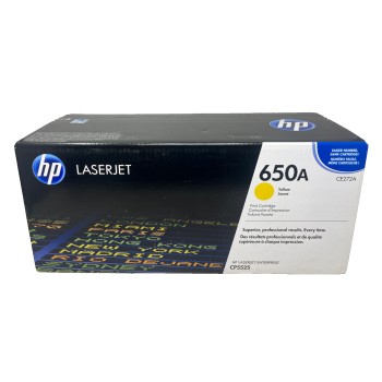 HP CE272A 650A TONER ORIGINALE GIALLO COLORLASERJET CP5525/M750n [B BOX]
