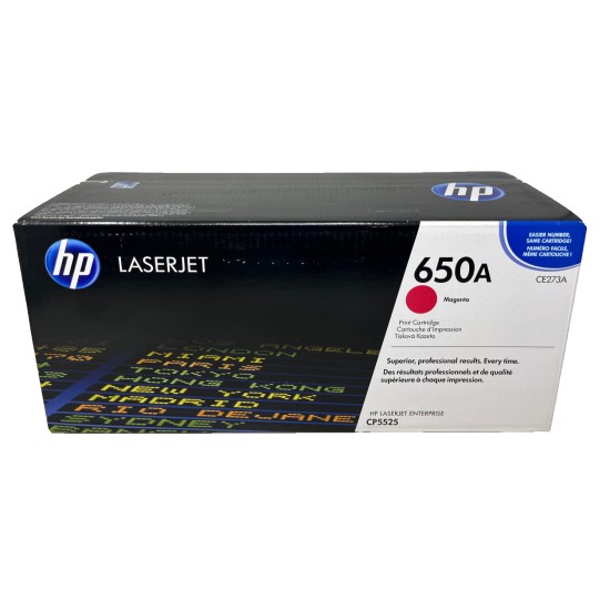 HP CE273A 650A TONER ORIGINALE MAGENTA COLORLASERJET CP5525/M750n [B BOX]