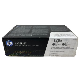 HP CE320AD 128A PACCO DOPPIO ORIGINALE NERO LASERJET PRO CM1410/CM1415/CP1525 [A BOX]