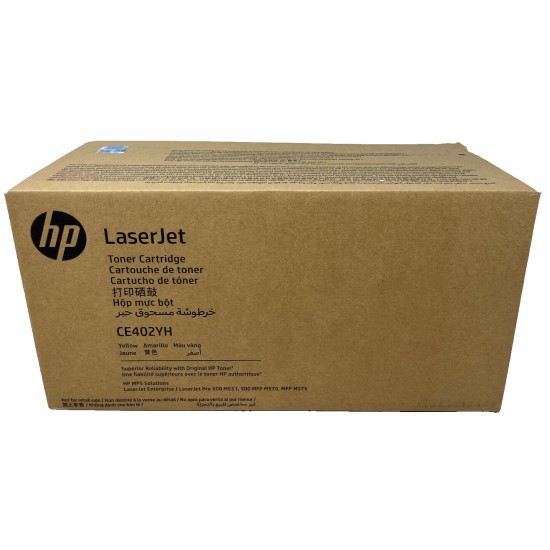 HP CE402A CE402YH TONER ORIGINALE GIALLO LASERJET ENTERPRISE 500 COLOR M551/M575