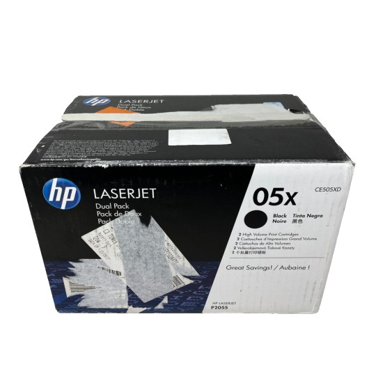 HP CE505XD HP 05X 2 TONER ORIGINALI  LASERJET P2050/P2055D/P205 [OPEN BOX]