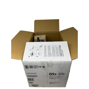 HP CE505XD HP 05X 2 TONER ORIGINALI  LASERJET P2050/P2055D/P205 [OPEN BOX]