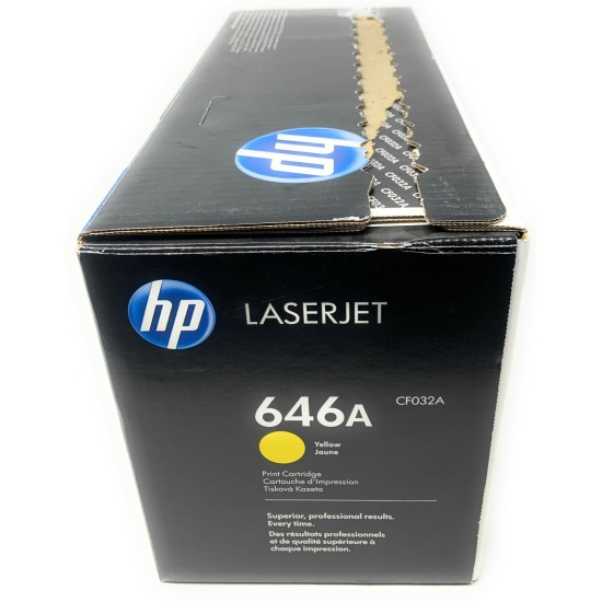 HP CF032A 646A TONER ORIGINALE GIALLO HP COLORLASERJET CM4540 MFP [OPEN BOX]