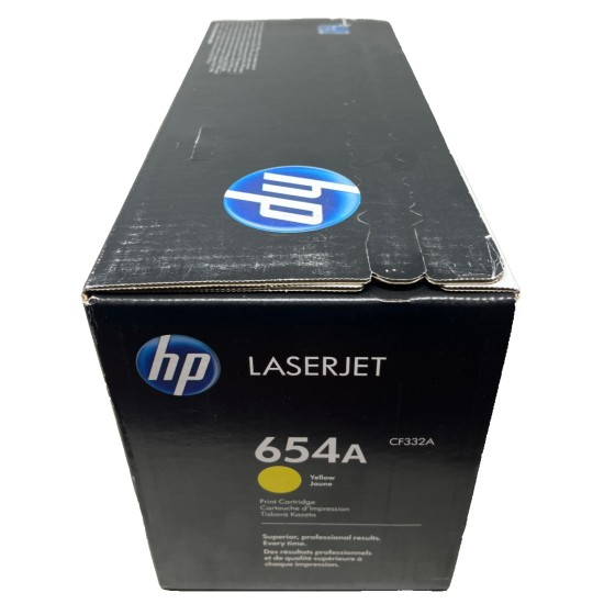 HP CF332A 654A TONER ORIGINALE GIALLO PER HP LASERJET ENTERPRISE M651 [A BOX]