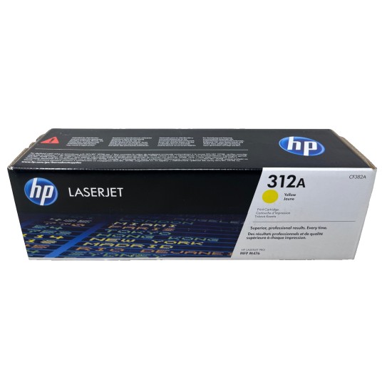 HP CF382A 312A TONER ORIGINALE GIALLO LASERJET PRO 400 COLOR MFP M476DN [A BOX]