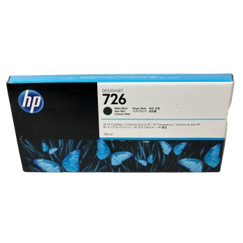 HP CH575A 726 CARTUCCIA ORIGINALE NERO OPACO DESIGNJET T1200/T1300 [05/2017]