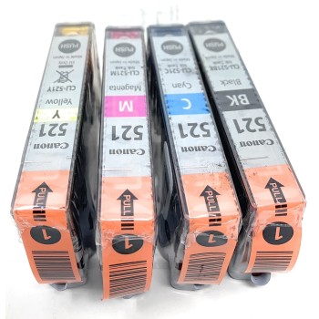 CANON CLI-521 MULTIPACK 4 COLORI PIXMA iP3600/PIXMA iP4600/iP4700/MP540/MX870