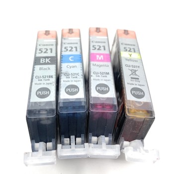 CANON CLI-521 MULTIPACK 4 COLORI PIXMA iP3600/PIXMA iP4600/iP4700/MP540/MX870 CANON CLI-521 MULTIPACK 4 COLORI PIXMA iP3600/PIXMA iP4600/iP4700/MP540/MX870