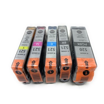 CANON PGI-520 CLI-521 MULTIPACK 5 CARTUCCE PIXMA iP3600/PIXMA iP4600/MP540 [NO BOX]
