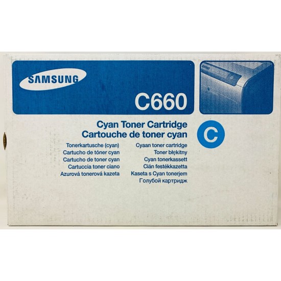 SAMSUNG CLP-C660A ST880A TONER ORIGINALE CIANO CLP-610/CLP-660/CLX-6200/CLX-6210 [A BOX]