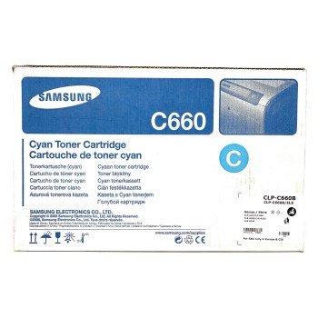 SAMSUNG CLP-C660B ST885A TONER ORIGINALE CIANO CLP-610/CLP-660/CLX-6200 [A BOX]