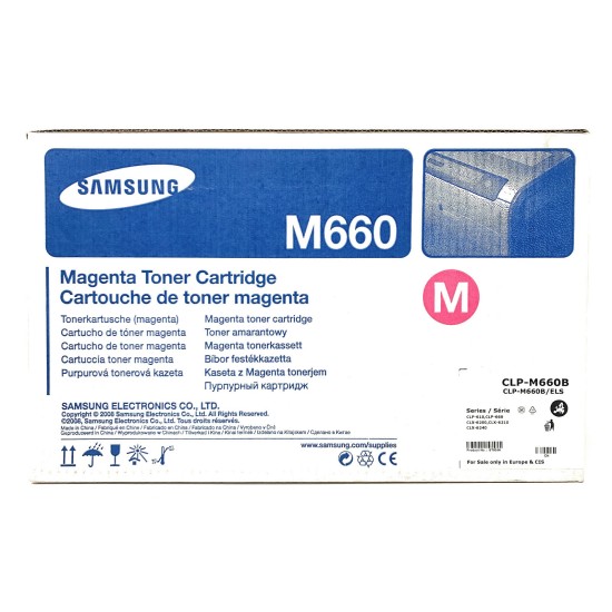 SAMSUNG CLP-M660B ST924A TONER ORIGINALE MAGENTA CLP-610/CLP-660/CLX-6200/6210 [A BOX]