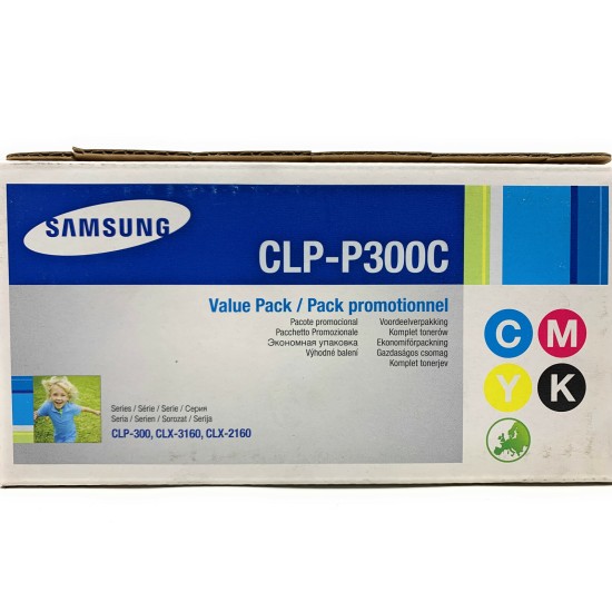 SAMSUNG CLP-P300C MULTIPACK ORIGINALE 4 COLORI PER CLP-300/CLX-3160 [A BOX]