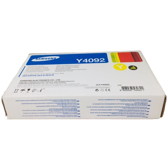 SAMSUNG CLT-Y4092S TONER ORIGINALE GIALLO CLP-310/CLP-315/CLX-3170FN [A BOX]