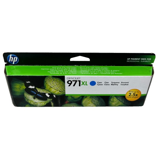 HP CN626AE 971XL CARTUCCIA ORIGINALE CIANO XL OFFICEJET X451DW/X476 [2018-2019]