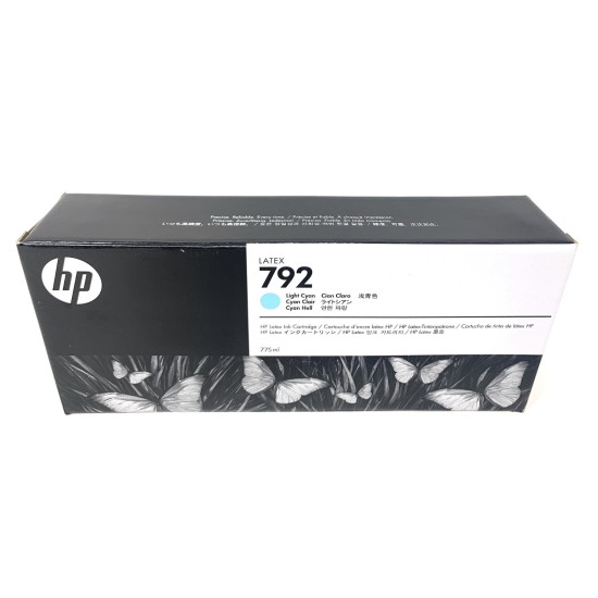 HP CN709A 792 CARTUCCIA ORIGINALE LIGHT CIANO LATEX 210/260/280 [03/2021]