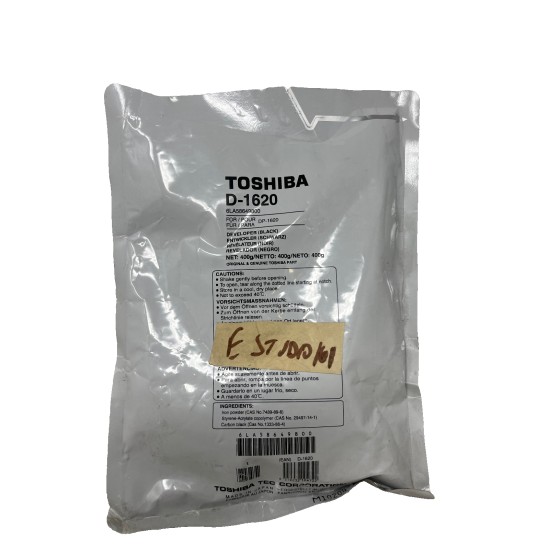 TOSHIBA D-1620 6LA58649800 DEVELOPER ORIGINALE NERO PER DP-1620/E-STUDIO 161 [B BOX]
