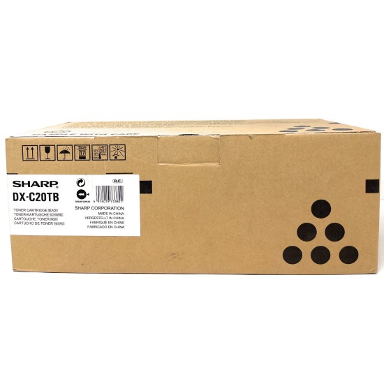 SHARP 701545 DX-C20TB TONER ORIGINALE NERO PER DX-C200/DX-C200P [A BOX]