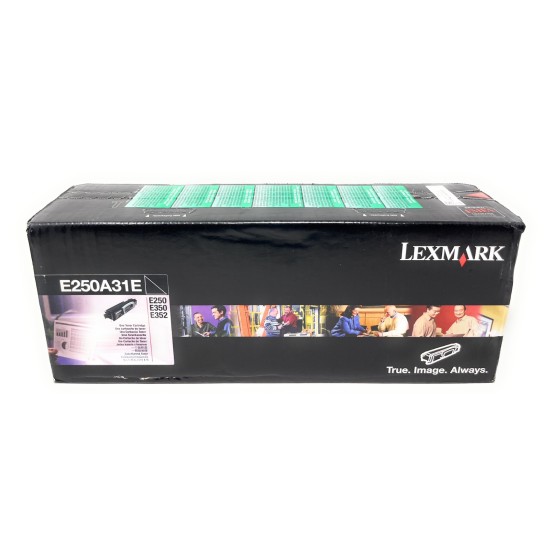 LEXMARK E250A31E E250A11E TONER ORIGINALE NERO E250d/E250dn/E350d/E352dn [A BOX]