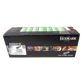 LEXMARK E250A80G E250A11E TONER ORIGINALE NERO E250d/E250dn/E350d/E352dn [A BOX]