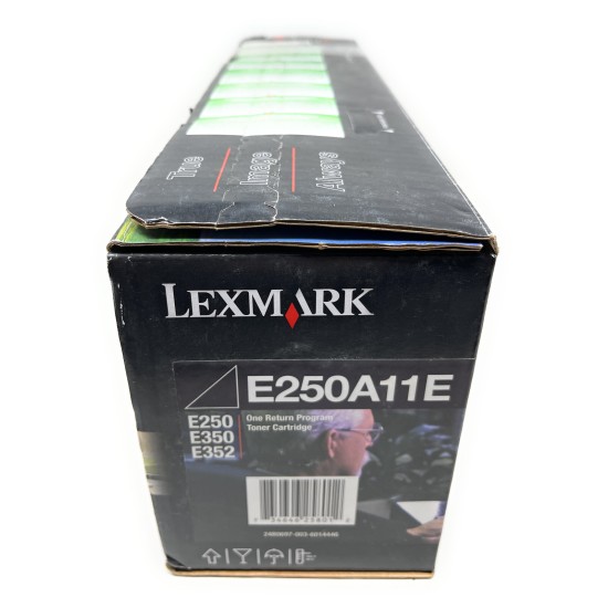 LEXMARK E250A80G E250A11E TONER ORIGINALE NERO E250d/E250dn/E350d/E352dn [A BOX]