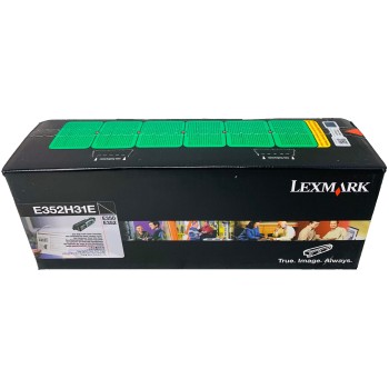LEXMARK E352H31E E352H11E TONER ORIGINALE NERO PER LEXMARK E350d/E352dn [B BOX]