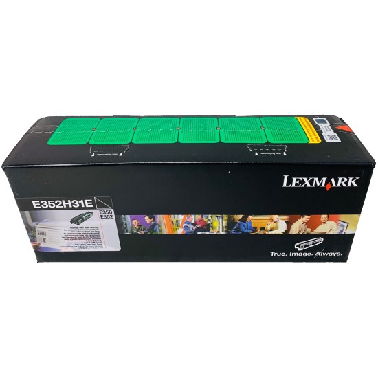 LEXMARK E352H31E E352H11E TONER ORIGINALE NERO PER LEXMARK E350d/E352dn [B BOX]