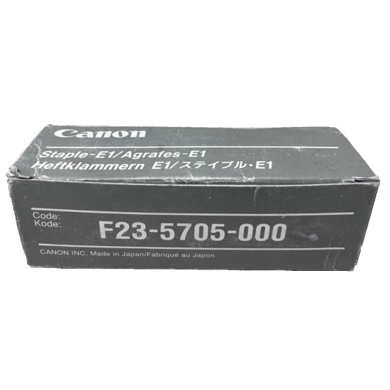 CANON F23-5705-000 STAPLE-E1 PUNTI METALLICI ORIGINALE CLC1000/CLC1100 [15.000 CANON F23-5705-000 STAPLE-E1 PUNTI METALLICI ORIGINALE CLC1000/CLC1100 [15.000