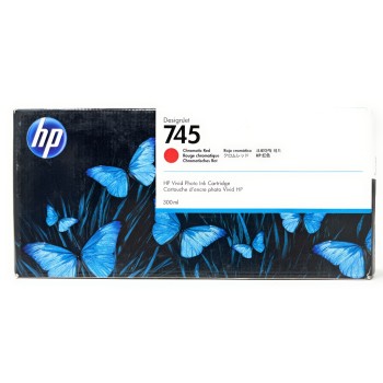 HP F9K06A 745 CARTUCCIA ORIGINALE ROSSO HP DESIGNJET Z2600/Z5600 300ml [02/2024]