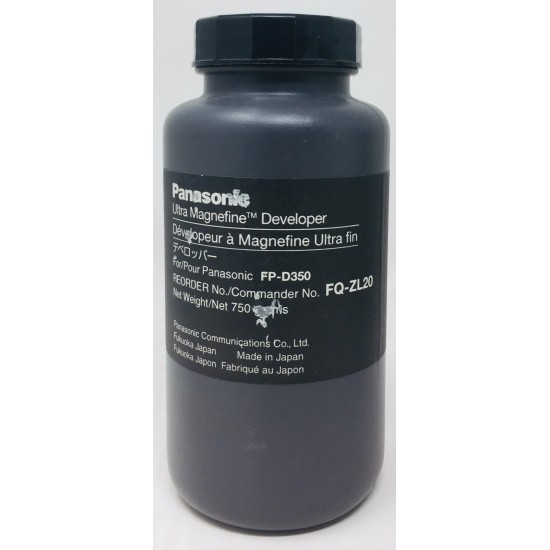 PANASONIC FQ-ZL20 DEVELOPER ORIGINALE PER PANASONIC FP-D250/FP-D350/FP-D355 PANASONIC FQ-ZL20 DEVELOPER ORIGINALE PER PANASONIC FP-D250/FP-D350/FP-D355