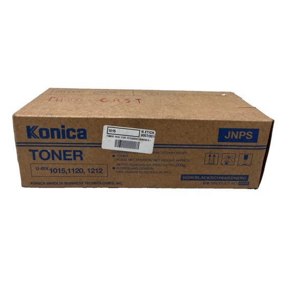 KONICA JNPS TONER ORIGINALE NERO PER U-BIX 1015/1120/1212 [A BOX]