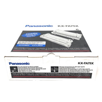 PANASONIC KX-FA75X TONER+TAMBURO ORIGINALE PER KX-FLM600/KX-FLM650 [A BOX]