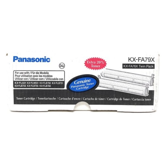 PANASONIC KX-FA79X ORIGINALE NERO KX-FL501/KX-FLM551/KX-FLB750/B751 [CF. DA 2PZ]