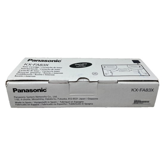 PANASONIC KX-FA83X TONER ORIGINALE PER KX-FL 510 /KX-FL 511/KX-FL 612/KX-FLM 650