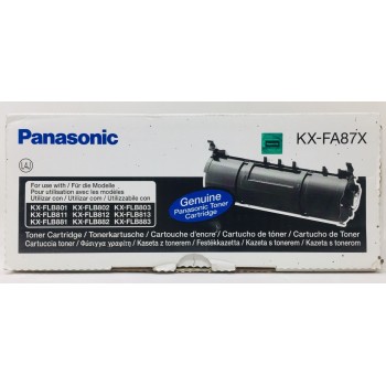 PANASONIC KX-FA87X TONER ORIGINALE NERO KX-FLB801/802/803/811/812/813/881/882/