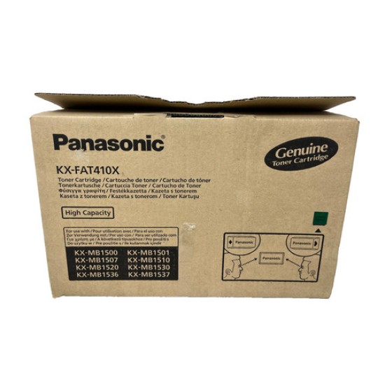 PANASONIC KX-FAT410X TONER ORIGINALE NERO MB1500GXB/KX MB1520JTW [OPEN BOX]